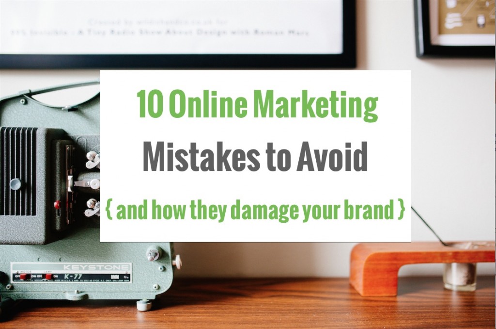 Online Marketing Mistakes to Avoid - Belle Communications