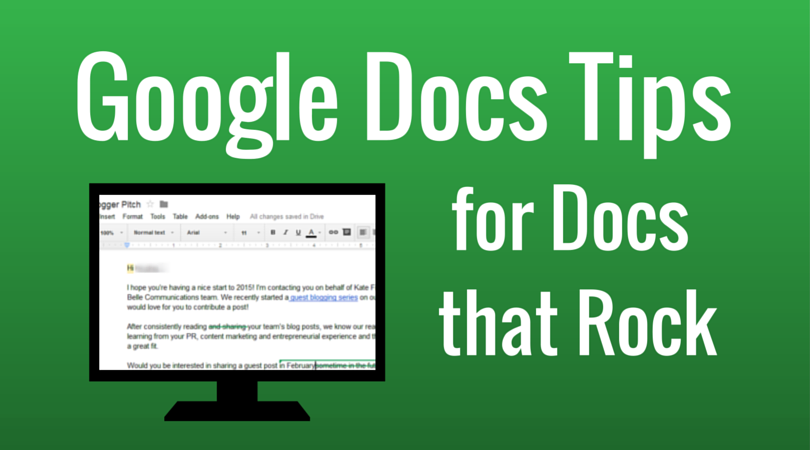 how to use google docs