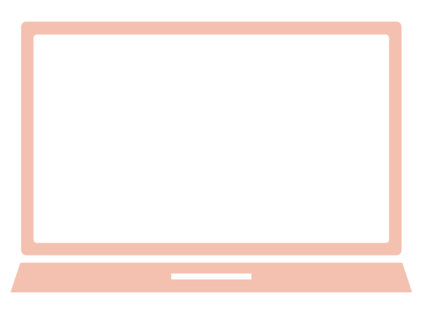 Laptop pink icon