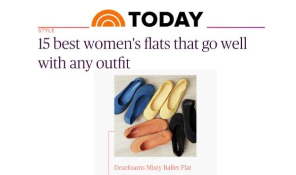 Dearfoams featured on the Today Show
