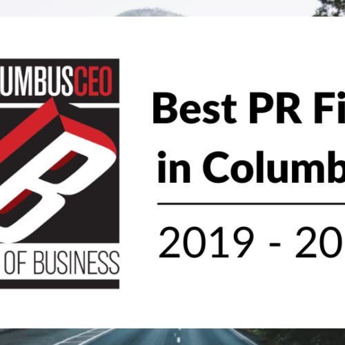 best PR firm in Columbus for five years