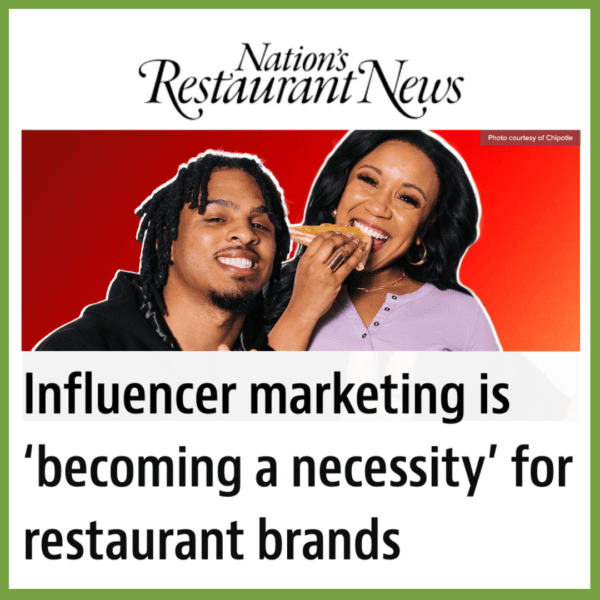 nations restaurant news influencer marketing article