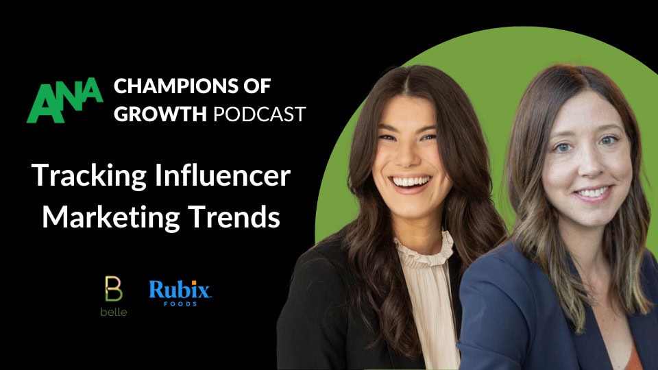 ANA Champions of Growth Podcast with Megumi Robinson at Belle Communication_Influencer Marketing Trends