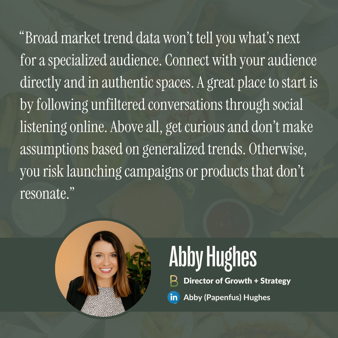 Abby Hughes on food trends vs fads