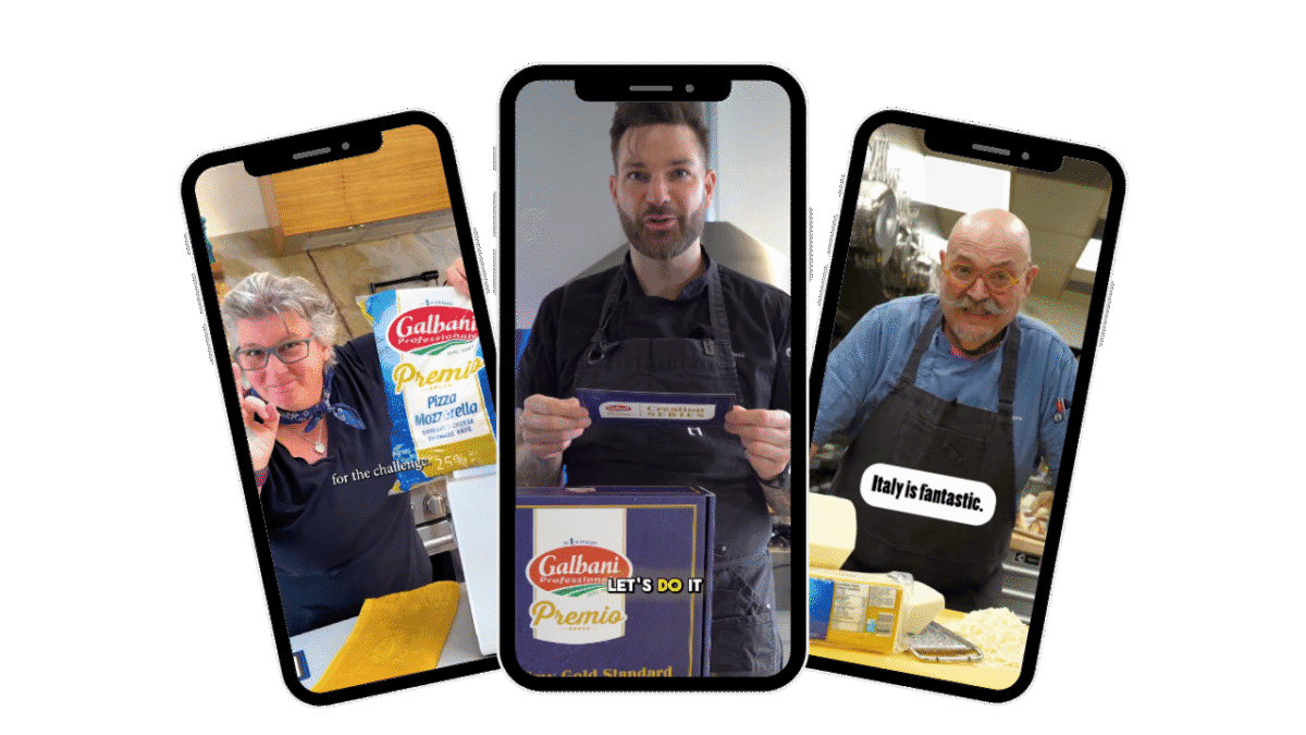Clips from well-known chefs like Romain Avril, Lyn Crawford and Massimo Capra are also repurposed on Lactalis social profiles and website for extended impact. 