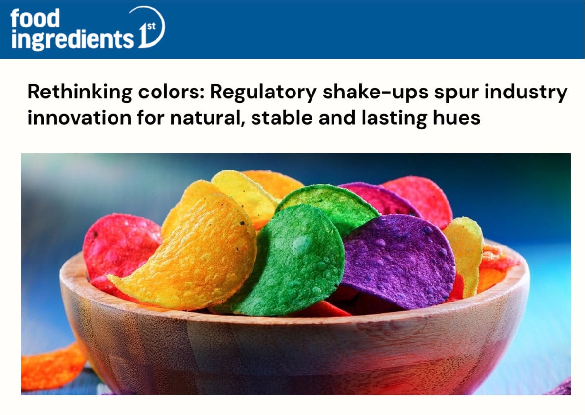 Food Ingredients First_Natural Dyes in the News