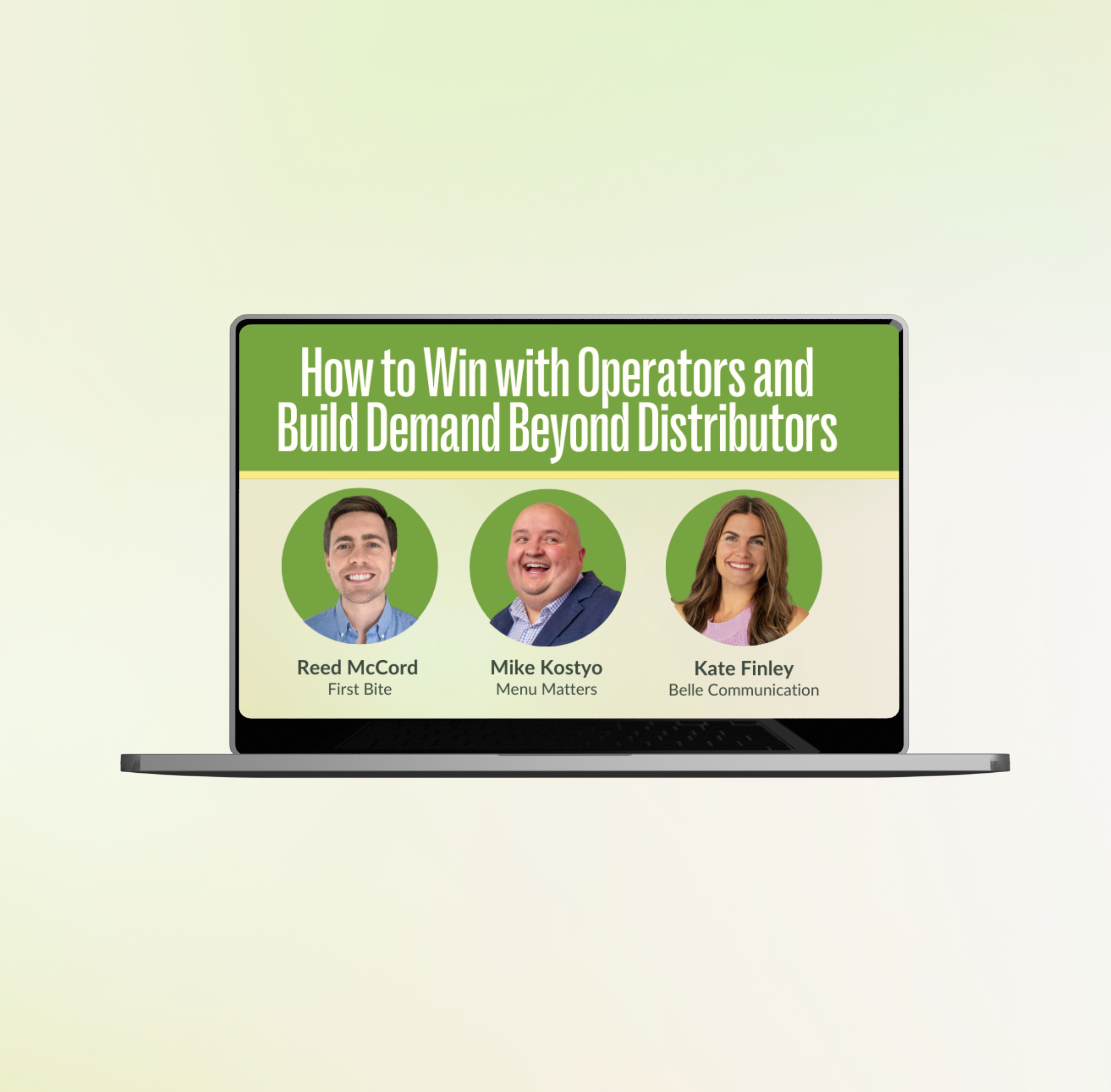 Webinar on Demand. How Foodservice Suppliers Can Build Demand with Operators