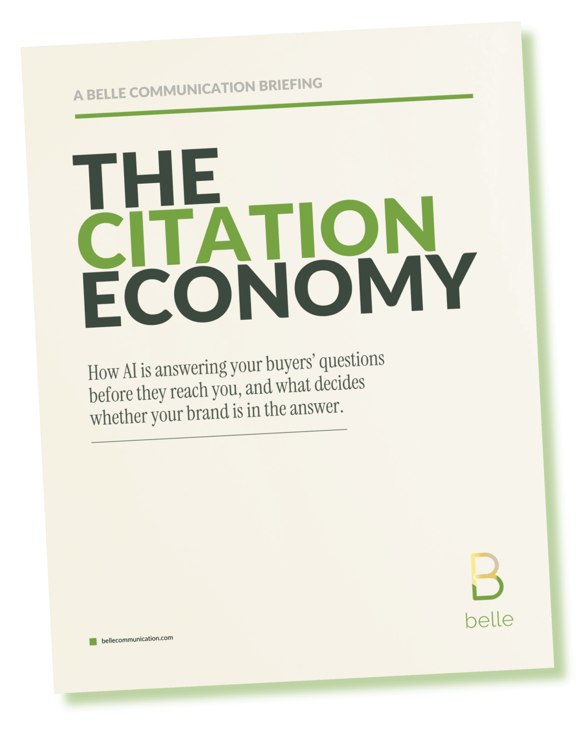 The Citation Economy_What Decides Whether AI Recommends Your Brand